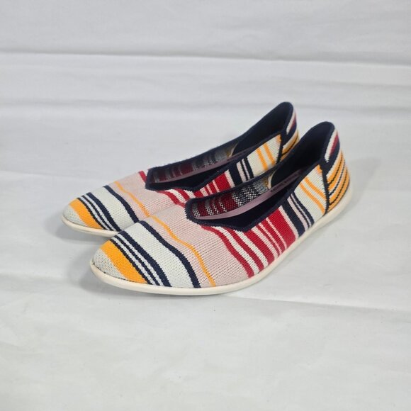 Cole Haan Knit Ballet Flats Women Size 7 Springfeel Stitchlite Skimmer Rainbow - Picture 1 of 9